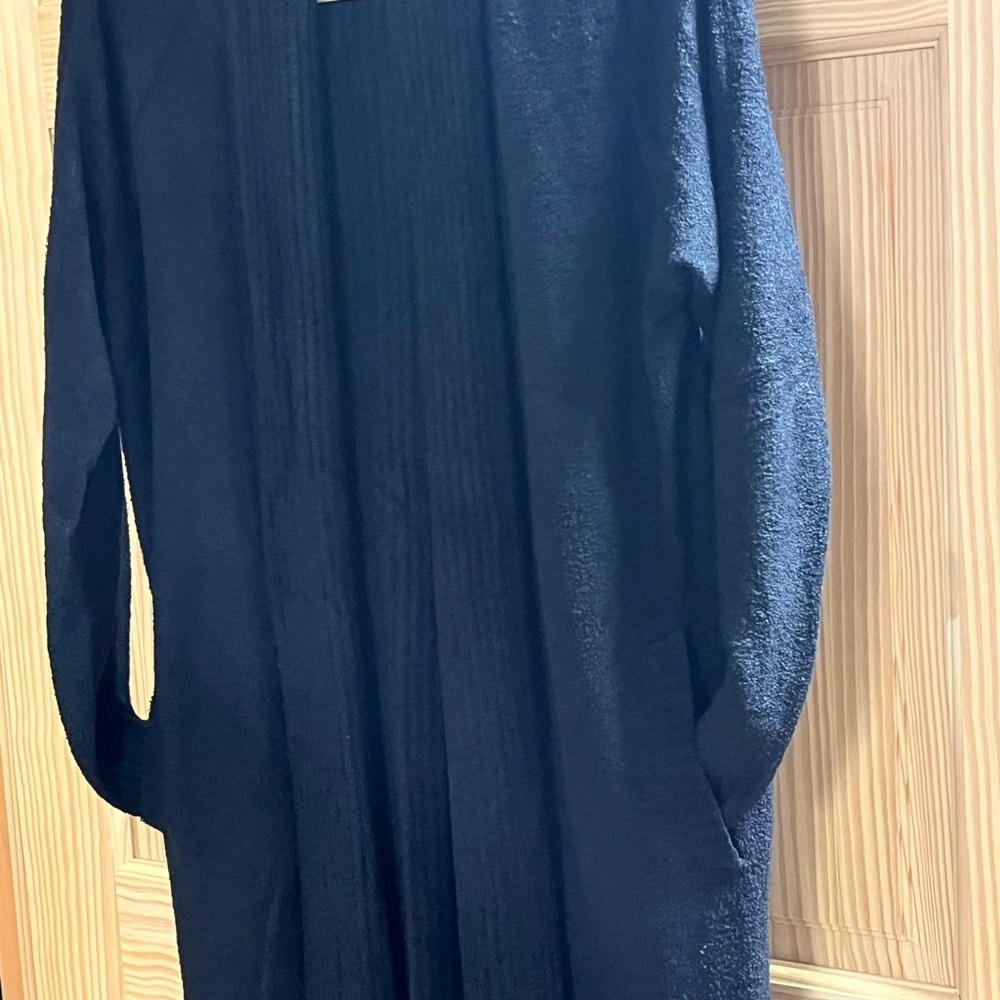 Blue Barefoot Dreams Knit Cardigan